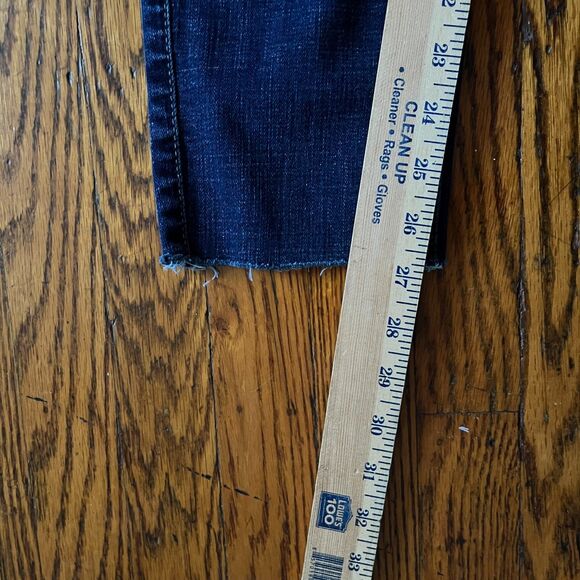 Abercrombie & Fitch Jeans Men Felix Super Slim Stretch 31x27 Dark Wash Cropped - Picture 5 of 7